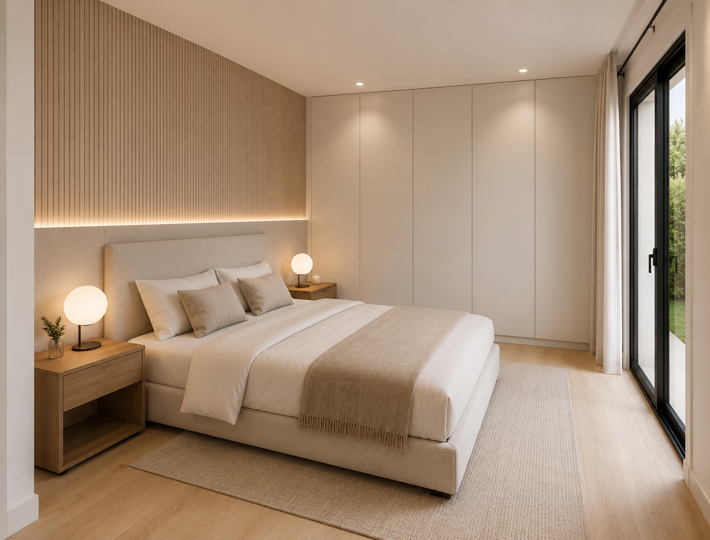 Dormitorio principal de Residencial Llevant